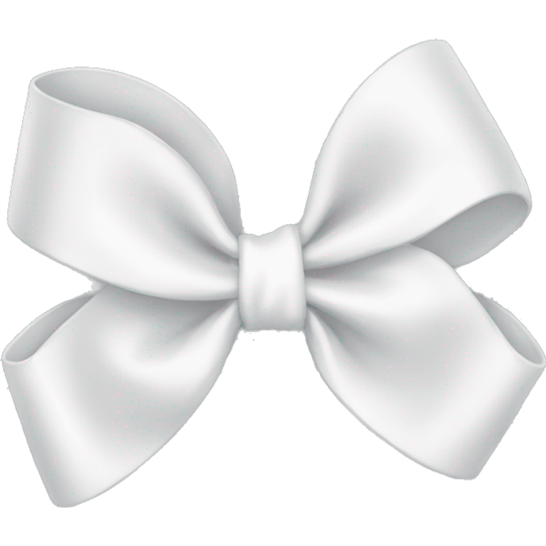 White bow  emoji