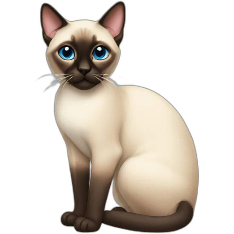 Siamese cat emoji