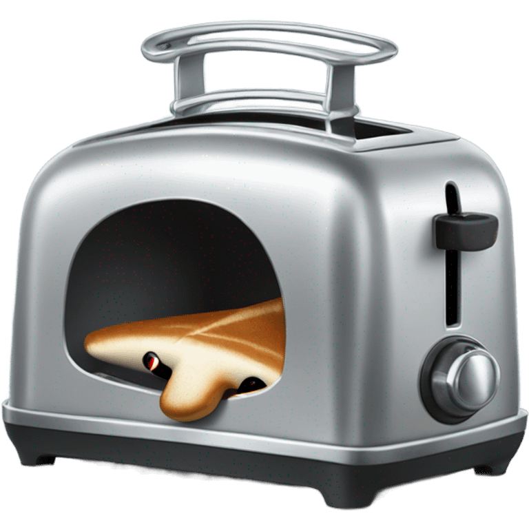 shark hugging a toaster emoji