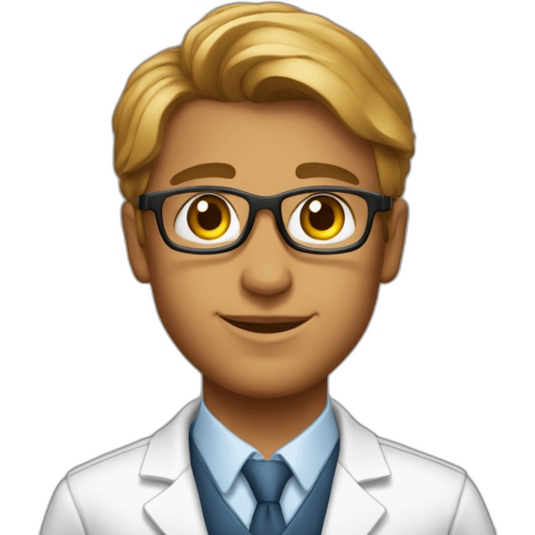 Sexy young tanned bioinformatician emoji