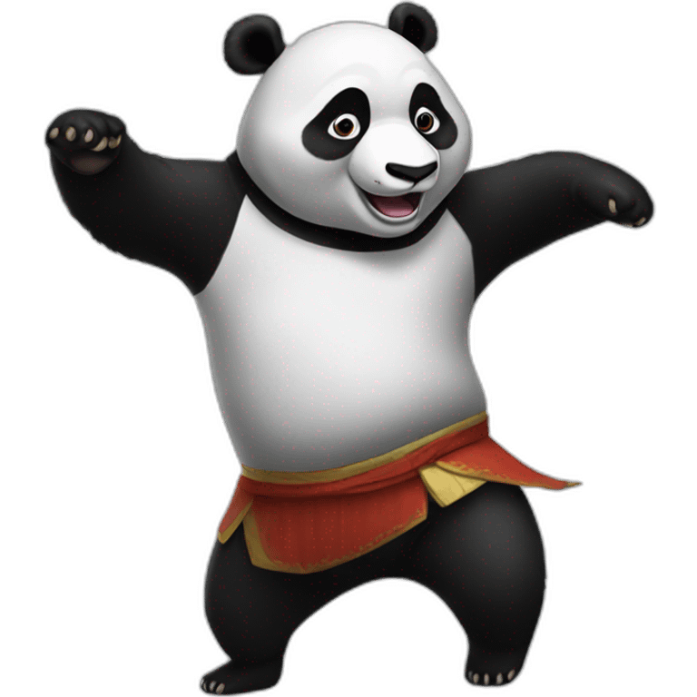 Panda dance emoji