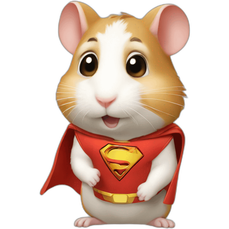 Supermann Hamster emoji