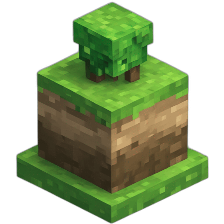 Minecraft-block-d’herbe emoji