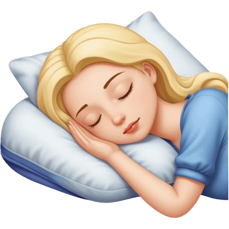 Niña durmiendo  emoji