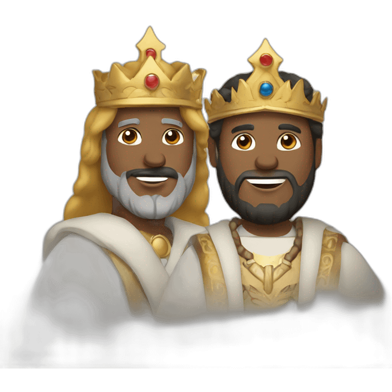 the three kings chritsmas emoji