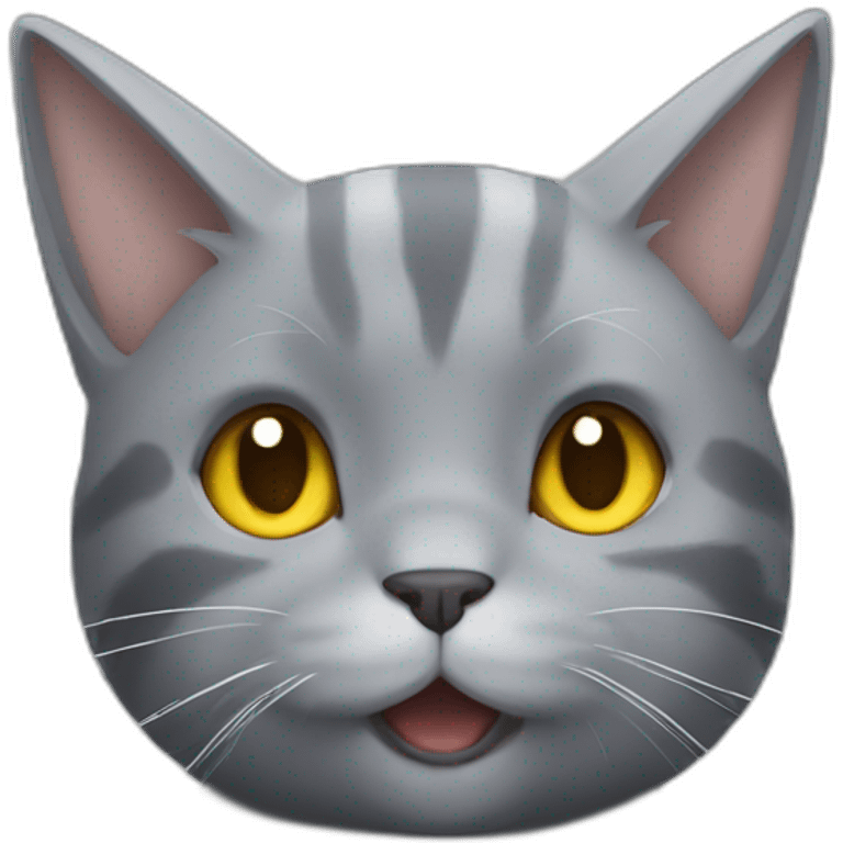 Pikachu grey cat emoji