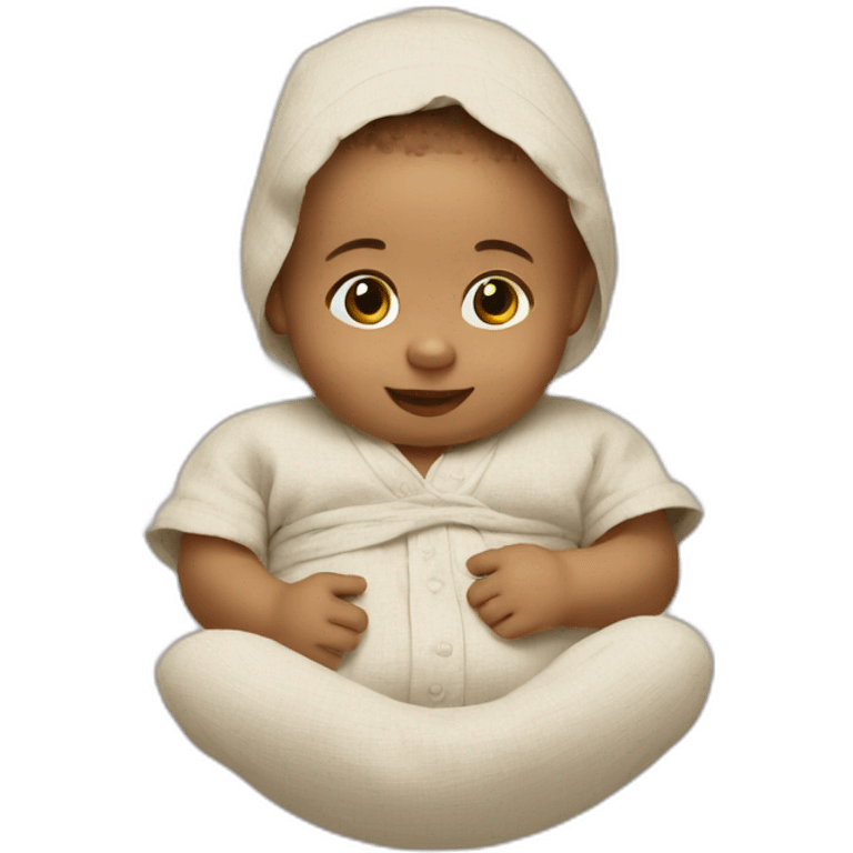 baby in a linen emoji