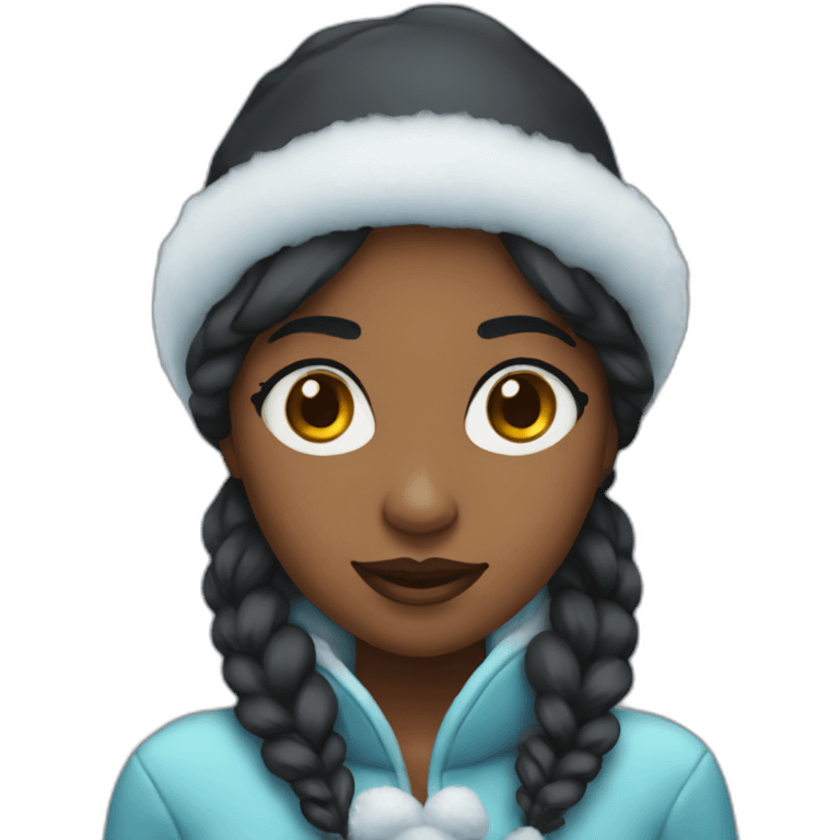 Black Snow Maiden emoji