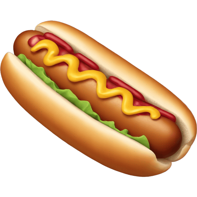 hot dog emoji