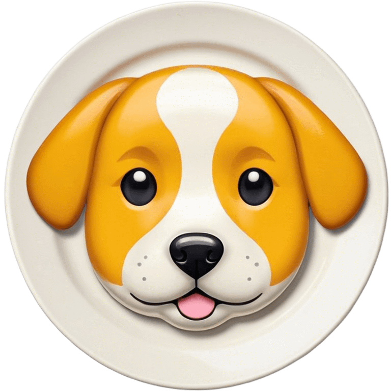 Dog plate emoji