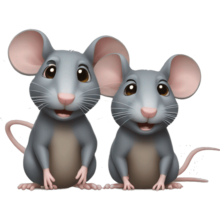 two rats emoji