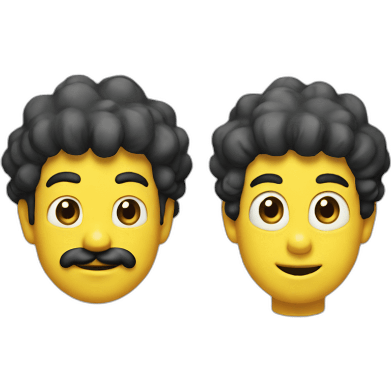 Mario and SpongeBob’s son emoji