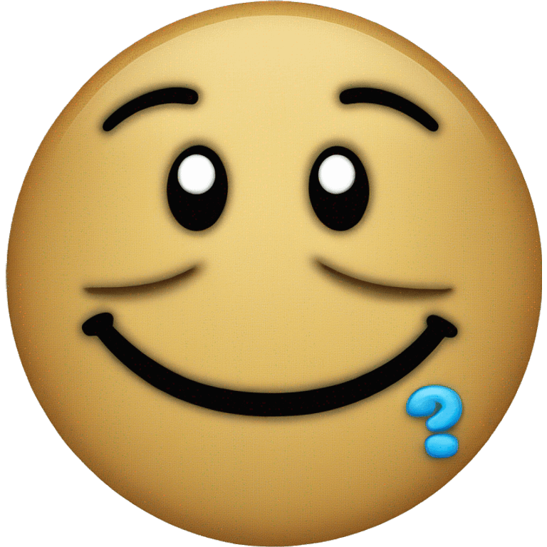 smiley with dyslexia emoji