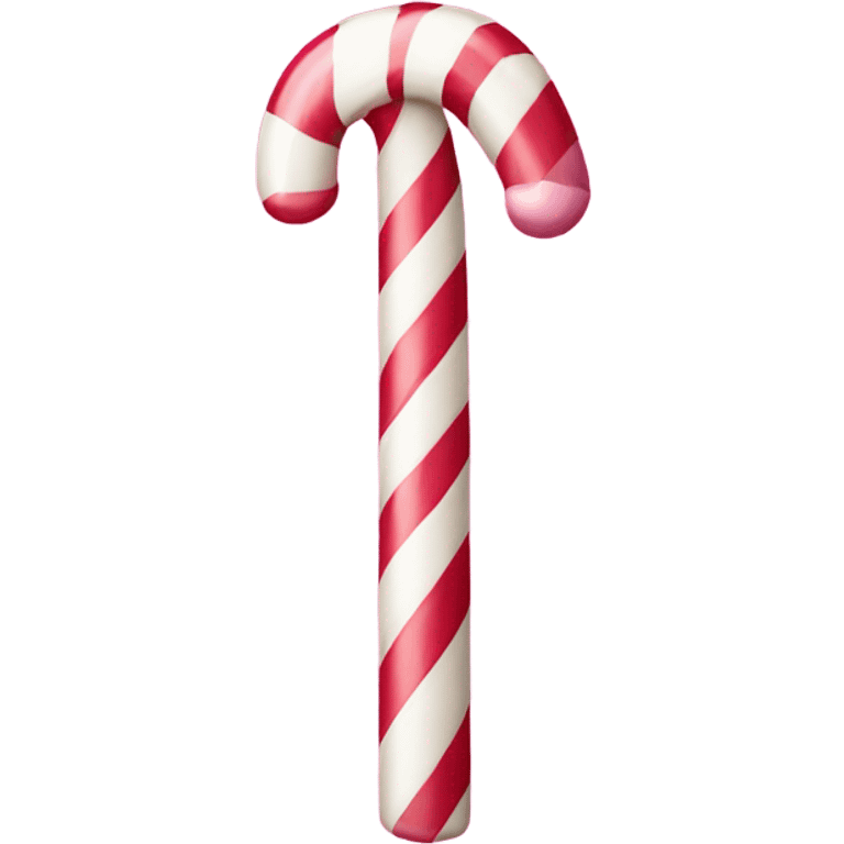 Pink candy cane emoji