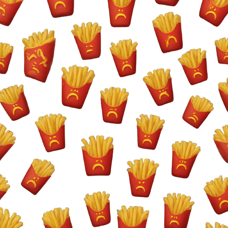 McDonald’s fries emoji. emoji