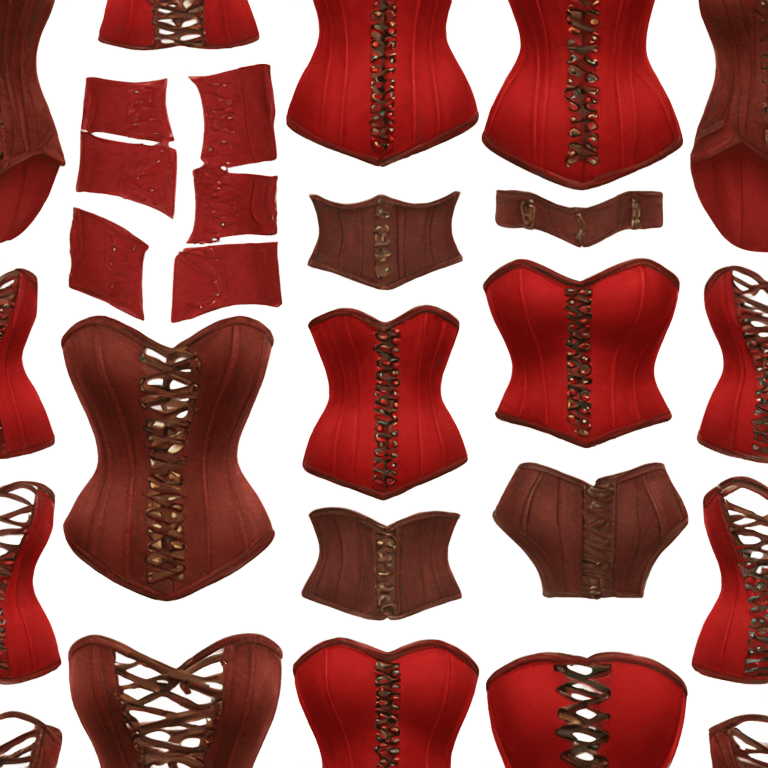 Red corset emoji