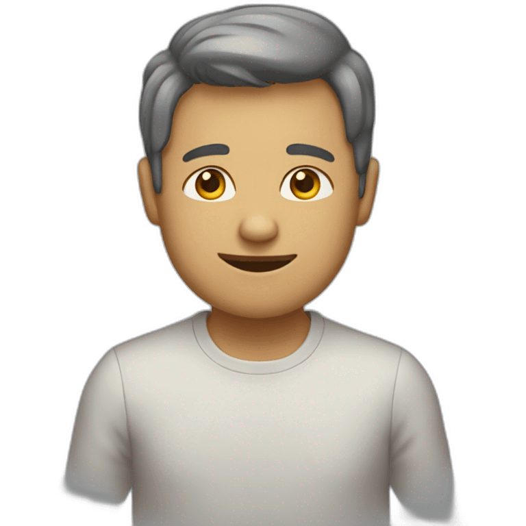 Humain sur chat emoji