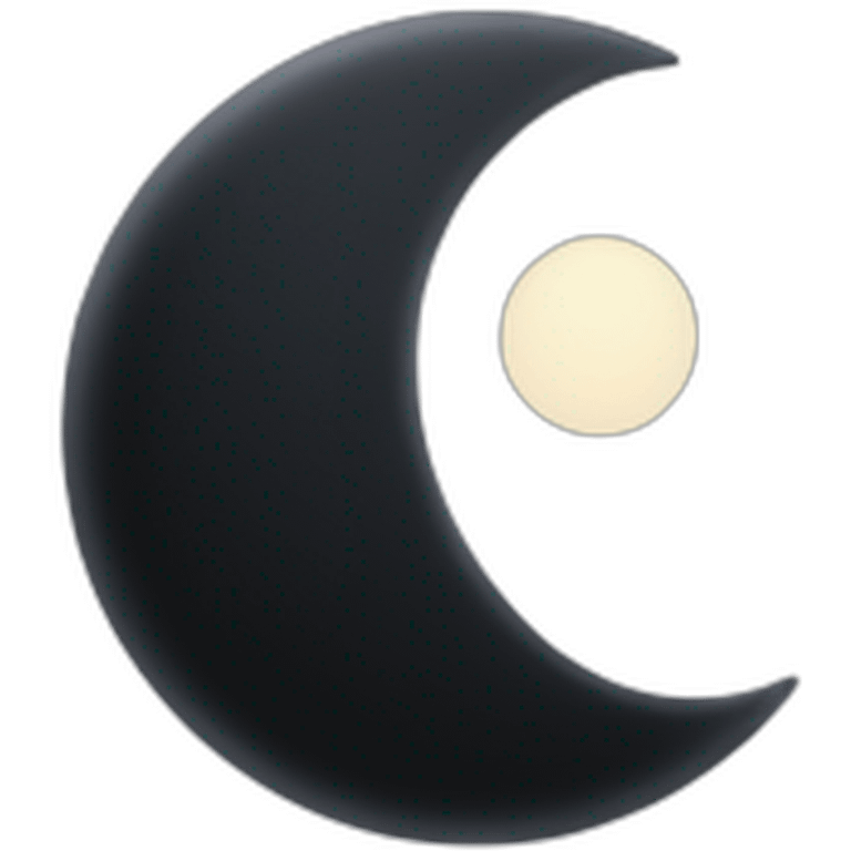 Black moon for android emoji