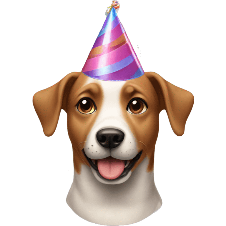 Birthday dog emoji