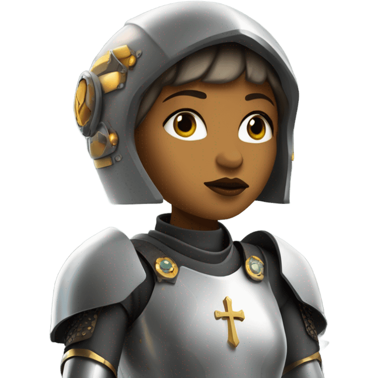 joan of arc in her room 23st century emoji