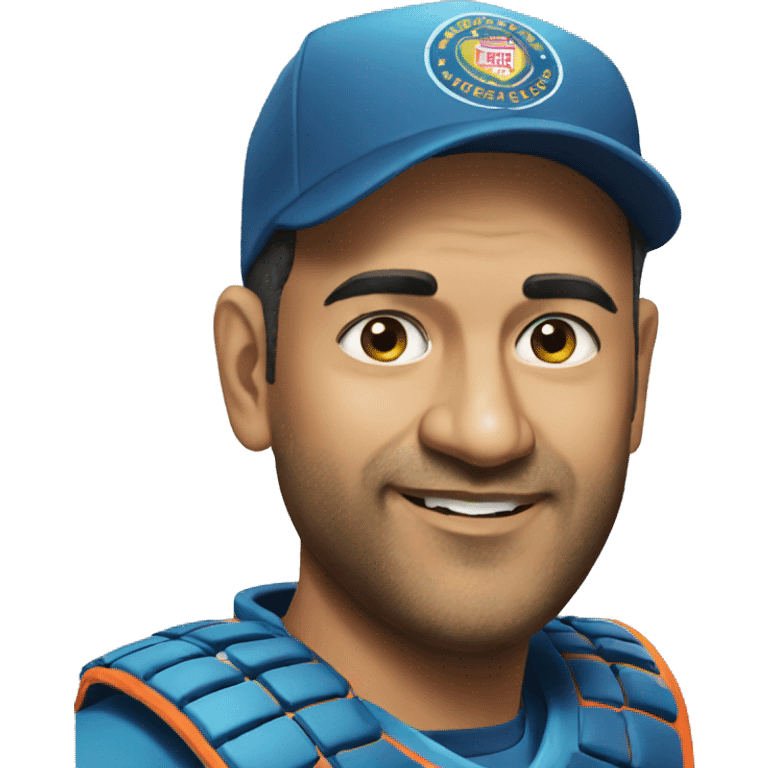 dhoni emoji