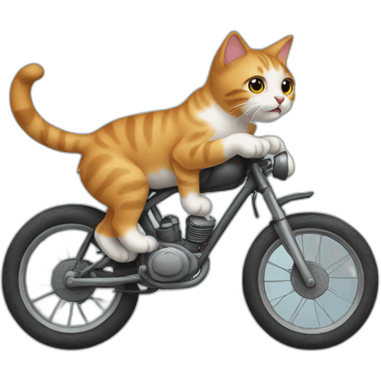 kitty riding emoji