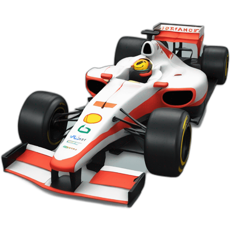 Formula 1 car emoji