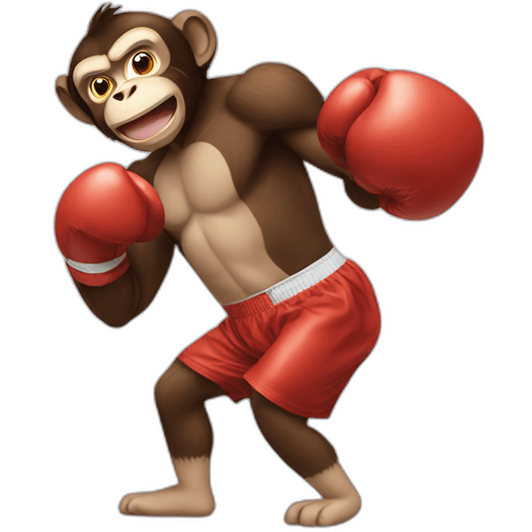 monkey boxer emoji