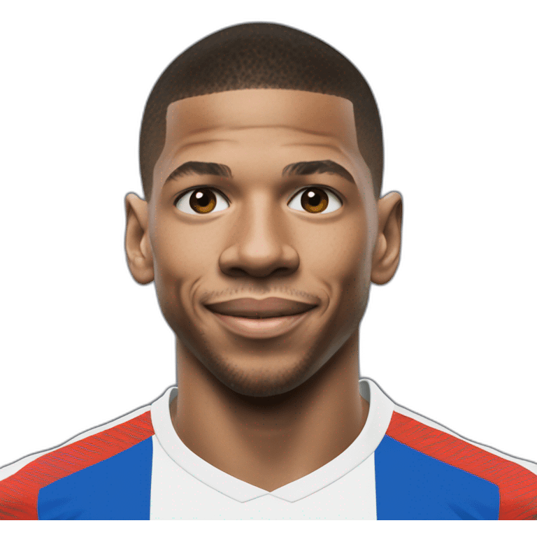 Mbappe qui tape Messi emoji