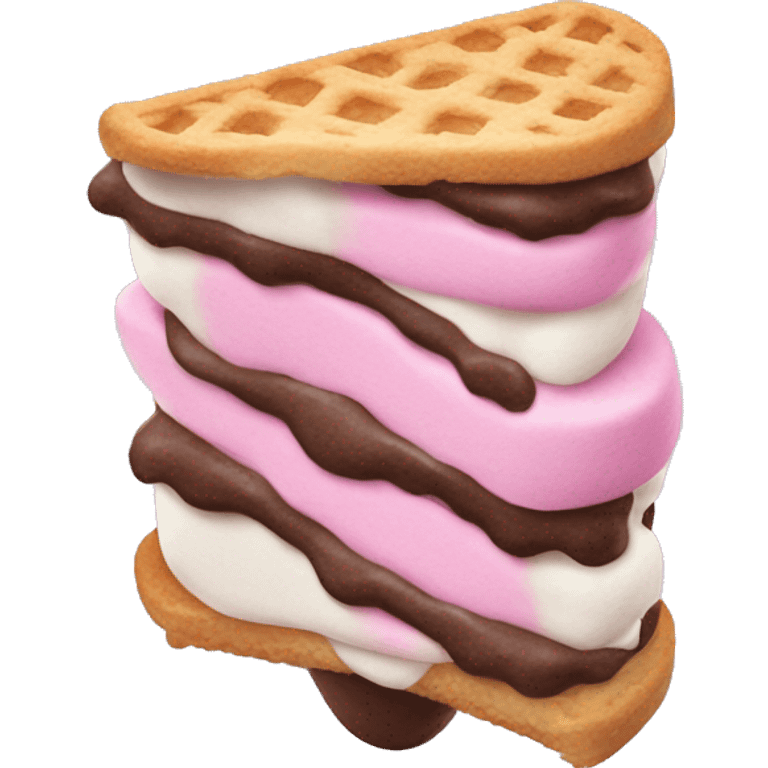 Neapolitan ice cream sandwich  emoji