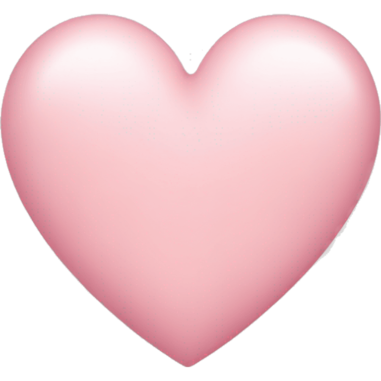 Light pink heart emoji