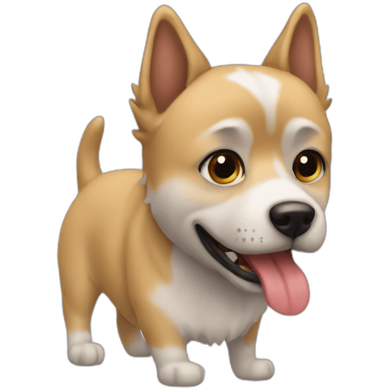 Chat avec chien emoji