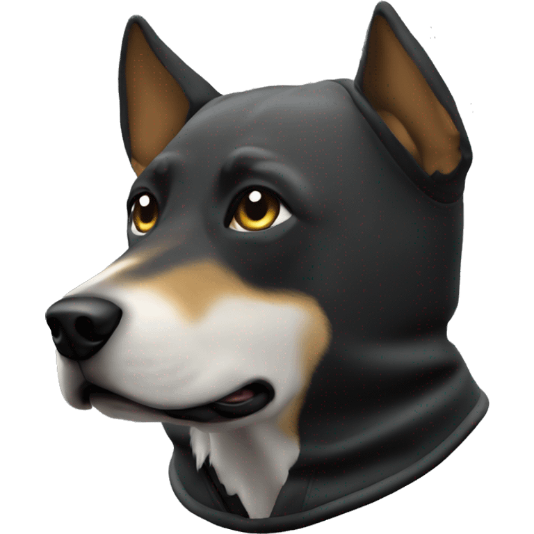 neoprene k9 hood emoji