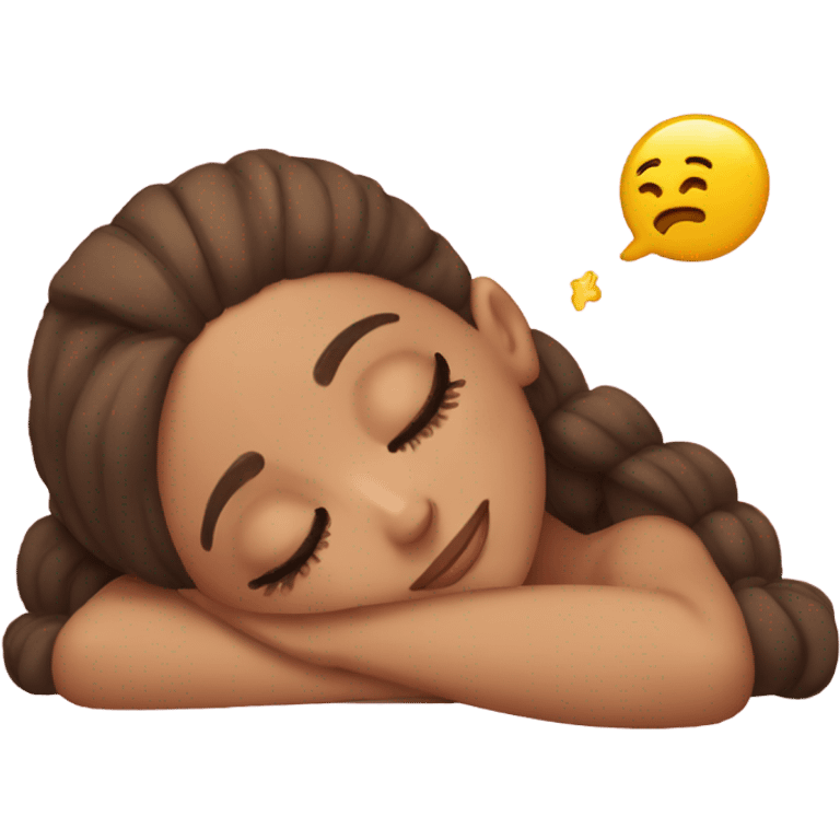 Ariana Grande sleeping emoji