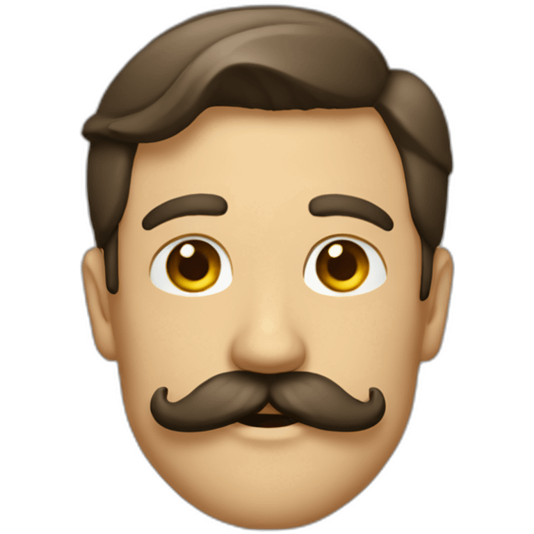 Homme-a-moustache-carré emoji