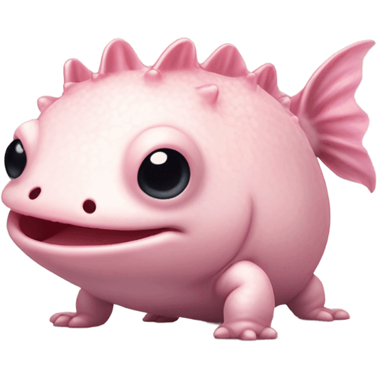 cute axolotl chibi emoji