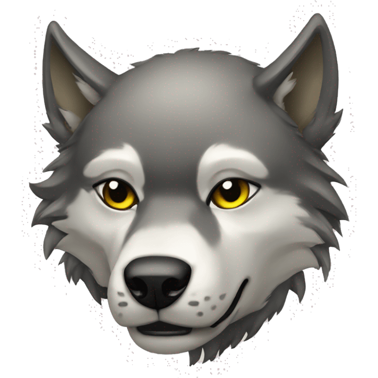 cyber wolf emoji