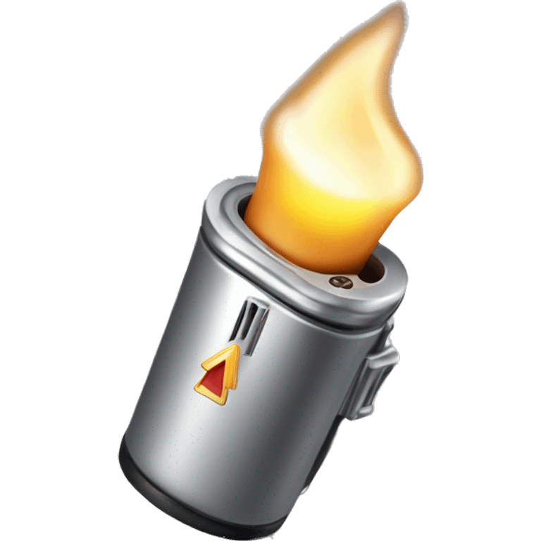 The Deluminator is a small, silver device resembling a cigarette lighter. It can capture and release light, plunging an area into darkness or restoring the light with a click. emoji