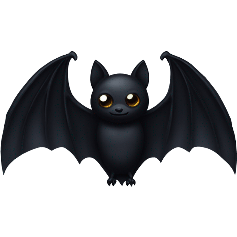 Goth bat emoji