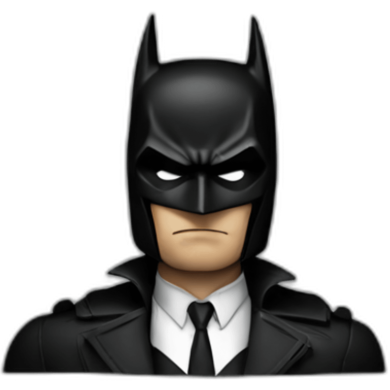 Batman noir emoji