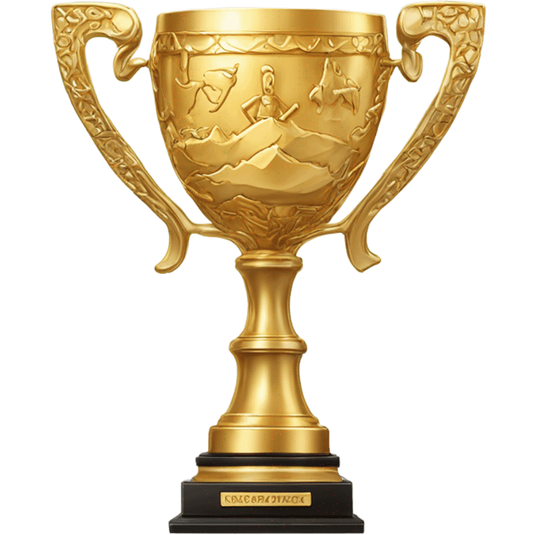 7 continents club golden trophy emoji