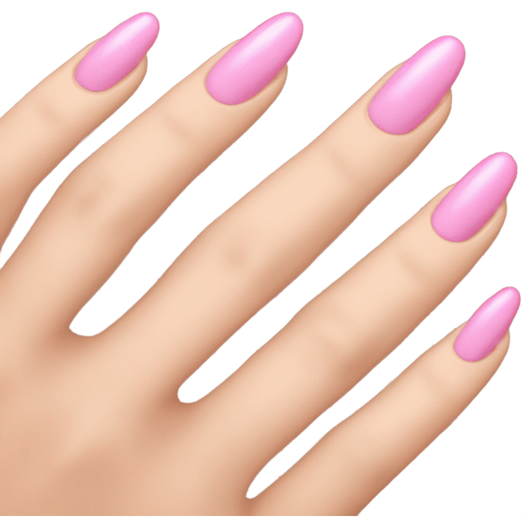 Pink nails  emoji