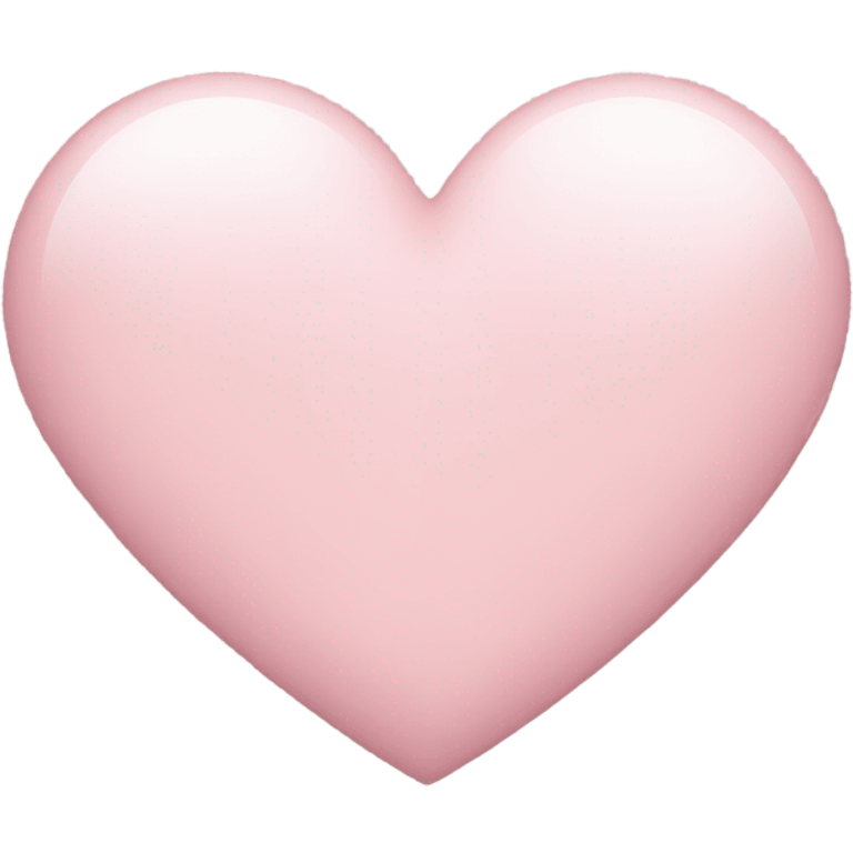 light pink heart emoji