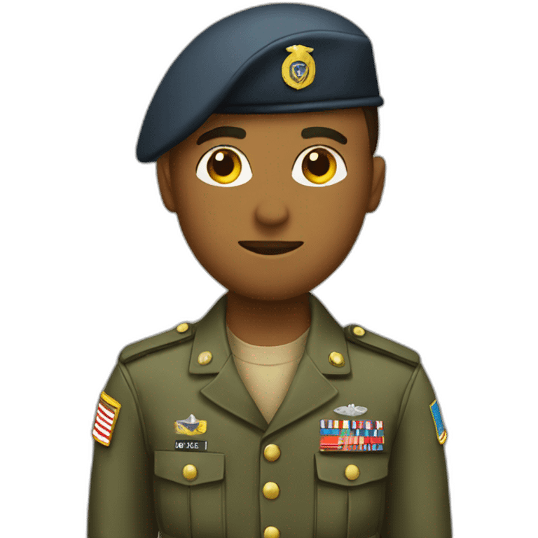 soldier in uniform emoji