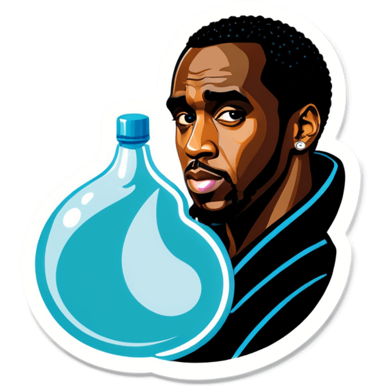 P Diddy with baby oil emoji