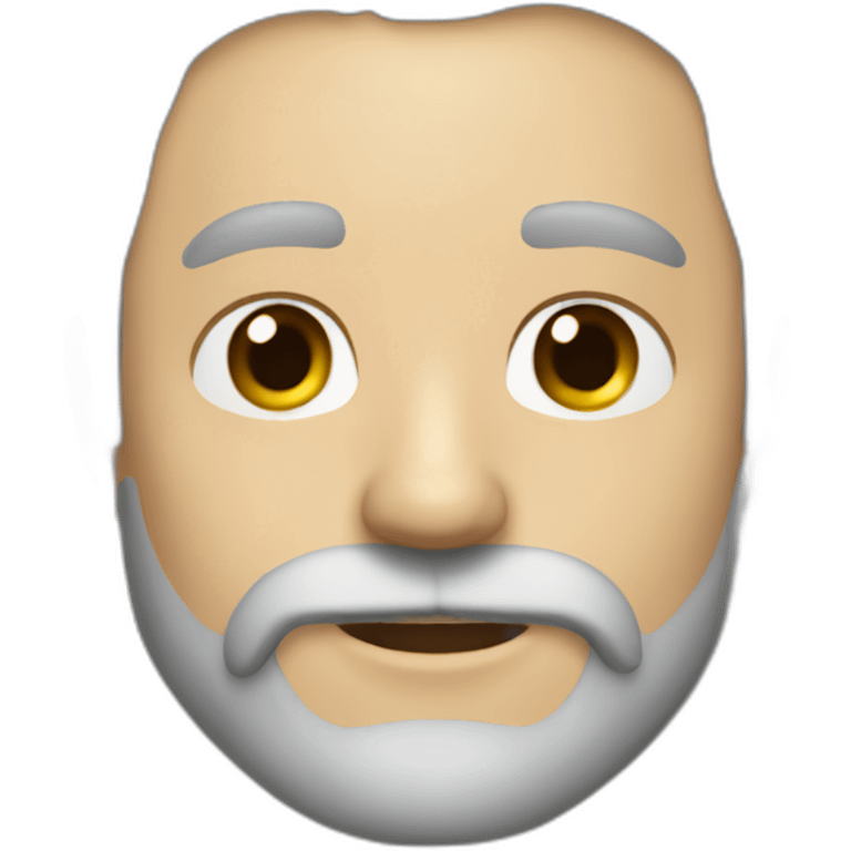 tim hughes gray hair and beard emoji