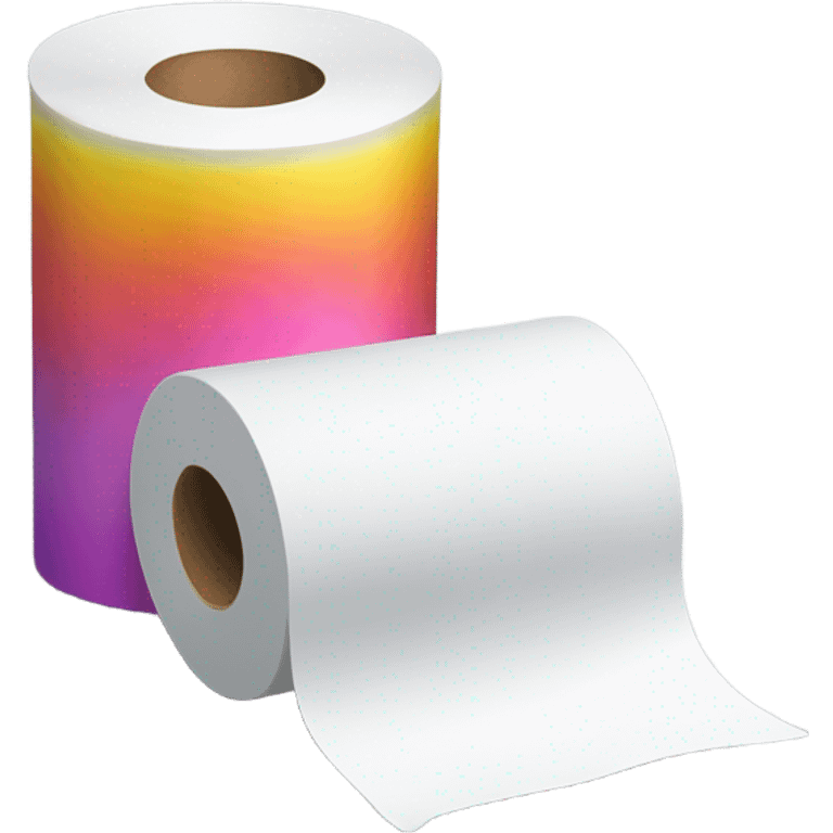 Lube bottle and Toilet paper roll emoji