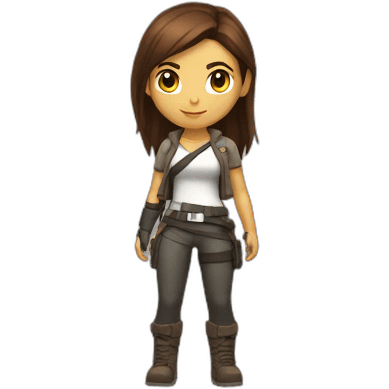 laracroft fullbody emoji