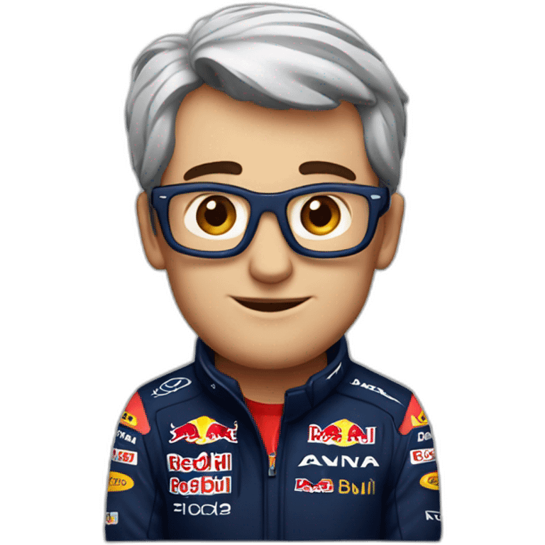 red bull racing F1 fan emoji