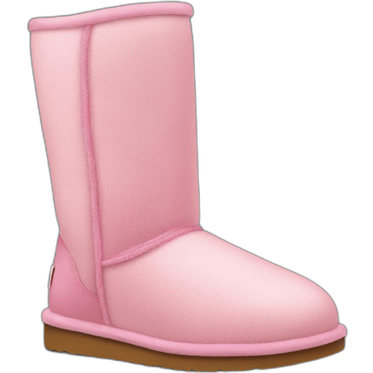 pink ugg boots emoji